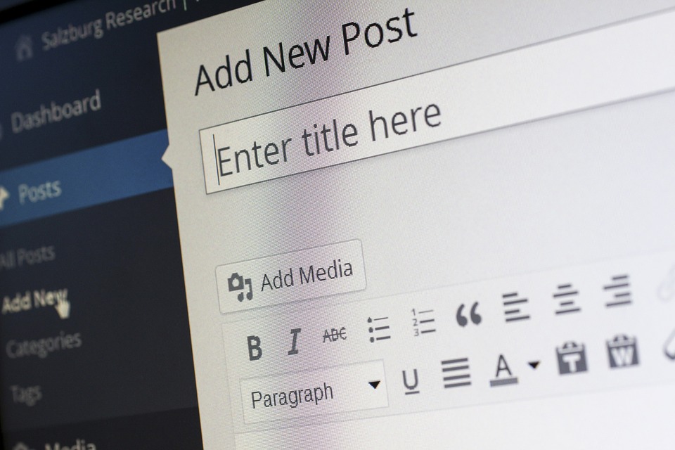 Add Content and Media into WordPress Post or Pages
